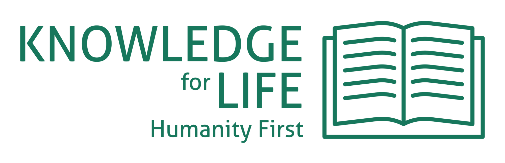 Humanity First Knowledge for Life logo