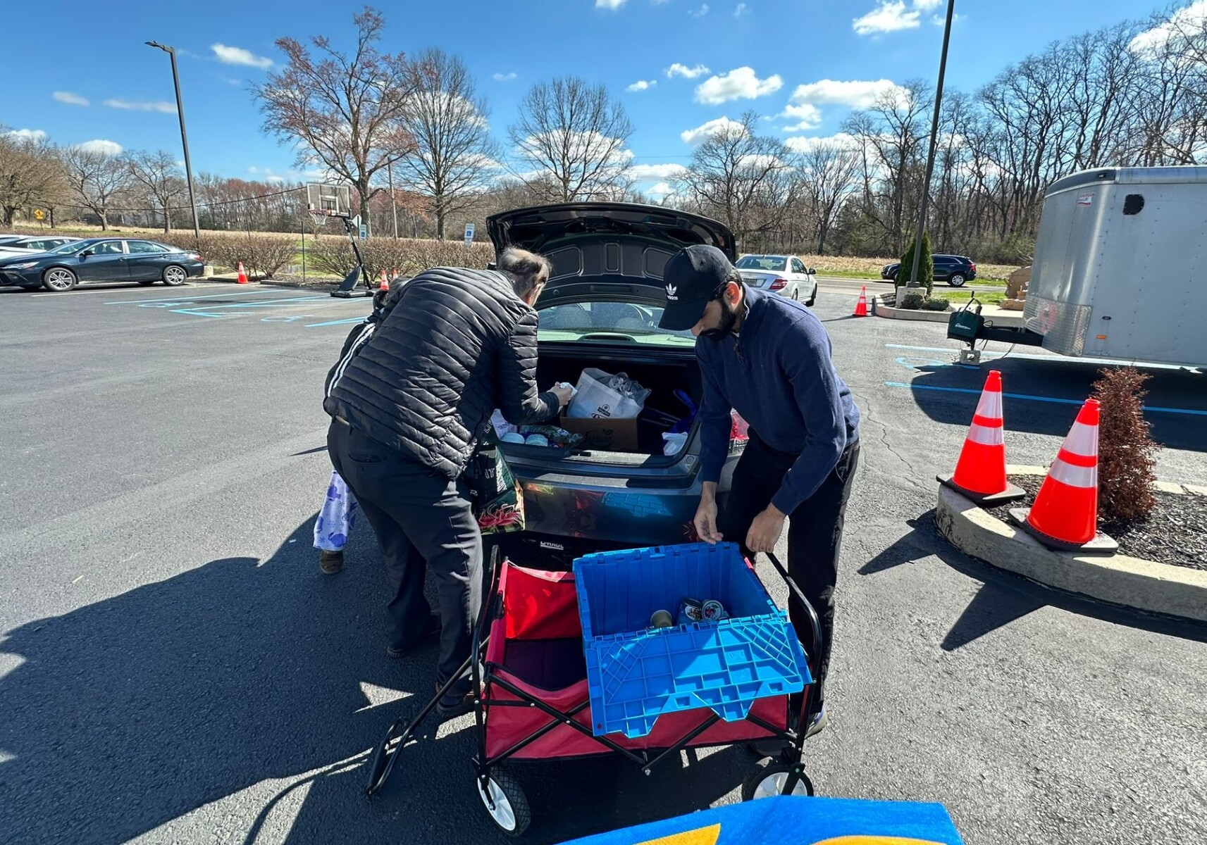 FS Willingboro March 2024 putting food in trunk of car