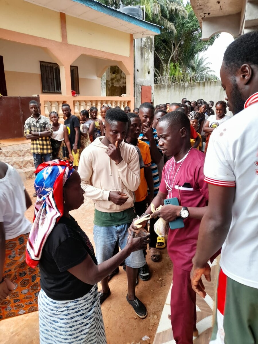 FS Qurbani 2023 Liberia line of people