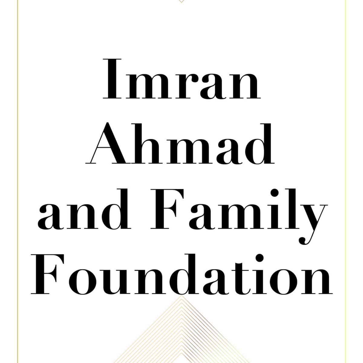 Imran Ahmad and Family Foundation Gala 2024 logo