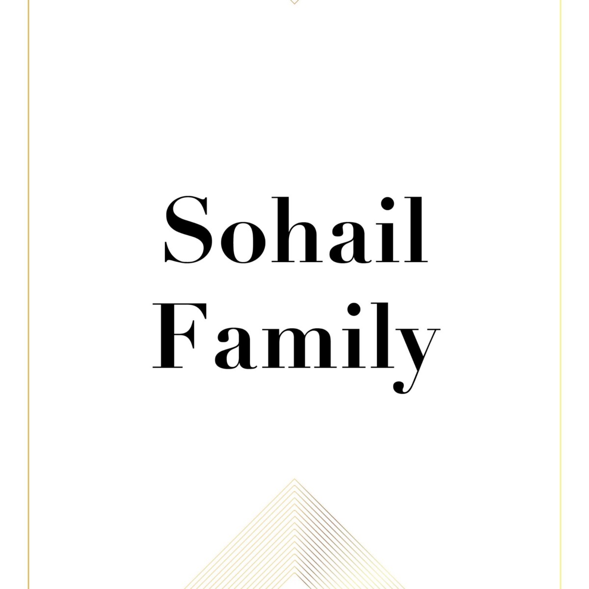 Sohail Family Gala 2024 logo