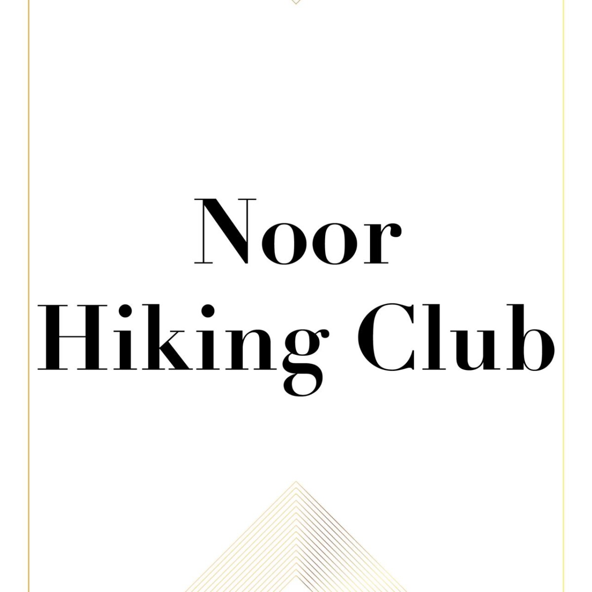 Noor Hiking Club Gala 2024 logo