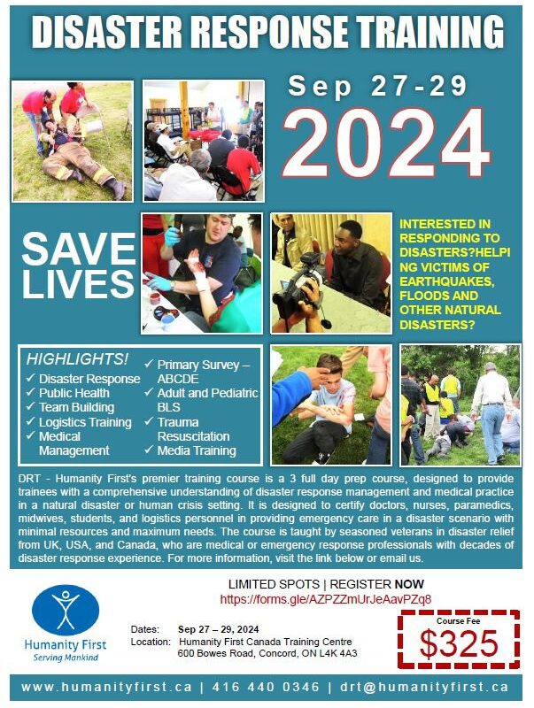 DR Medical training 2024 flier