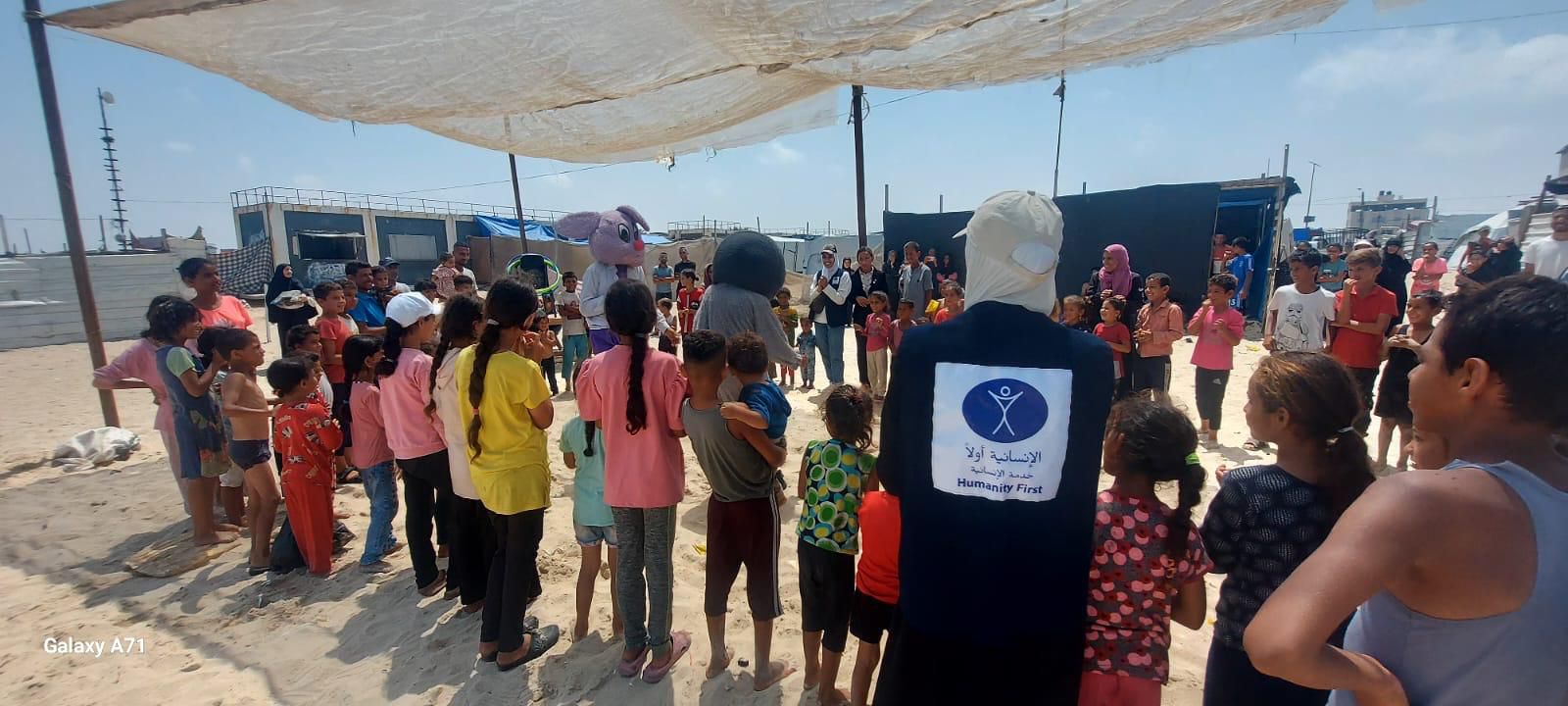 DR HF in Gaza 20240605 emotional support for kids group