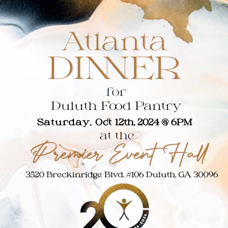 Atlanta Dinner 2024 flier