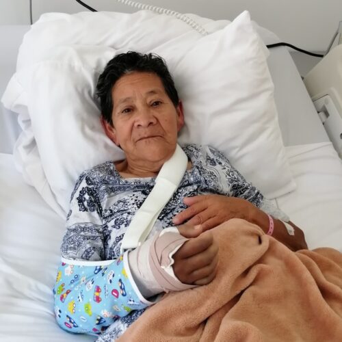 NH Care Fund Maria Elena in hospital bed 2024 copy