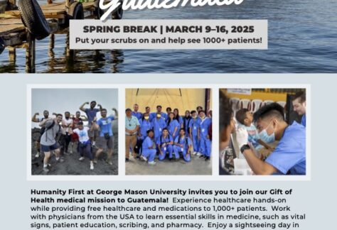 GMU 2025 Medical Mission Trip to Guatemala flier