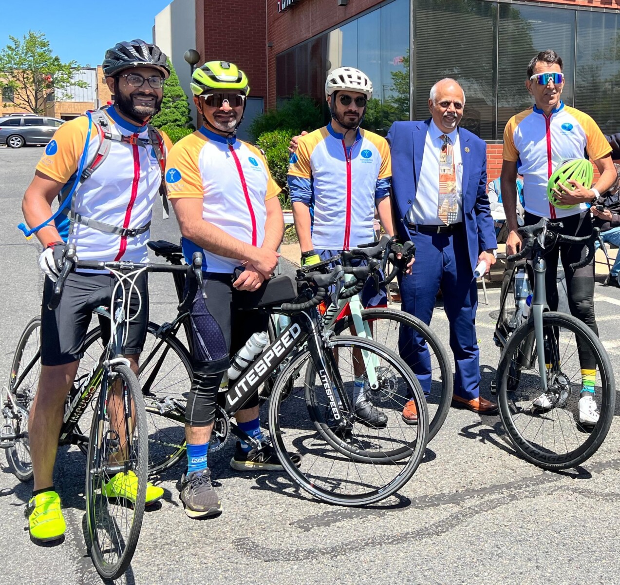 HFUSA Bikers at finish Telethon 2025 copy