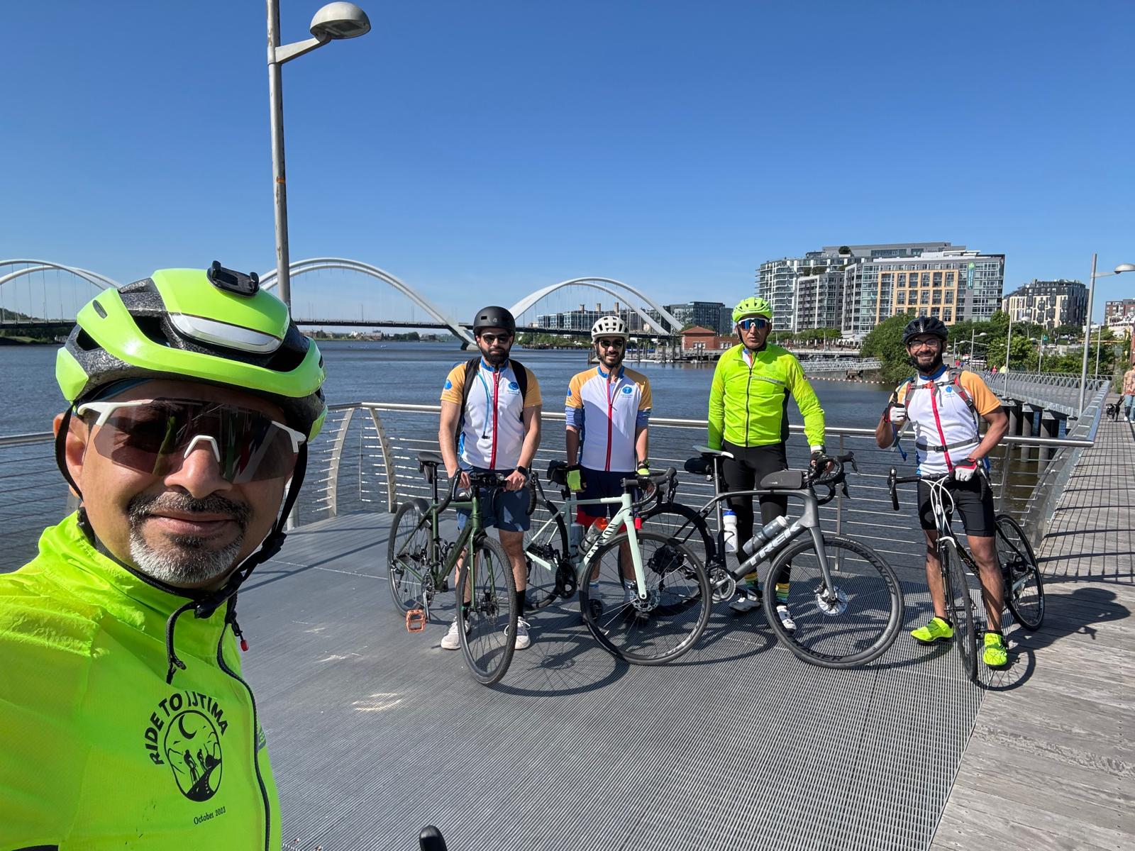 Pedaling for a Purpose: Five Cyclists Ride to Serve Humanity