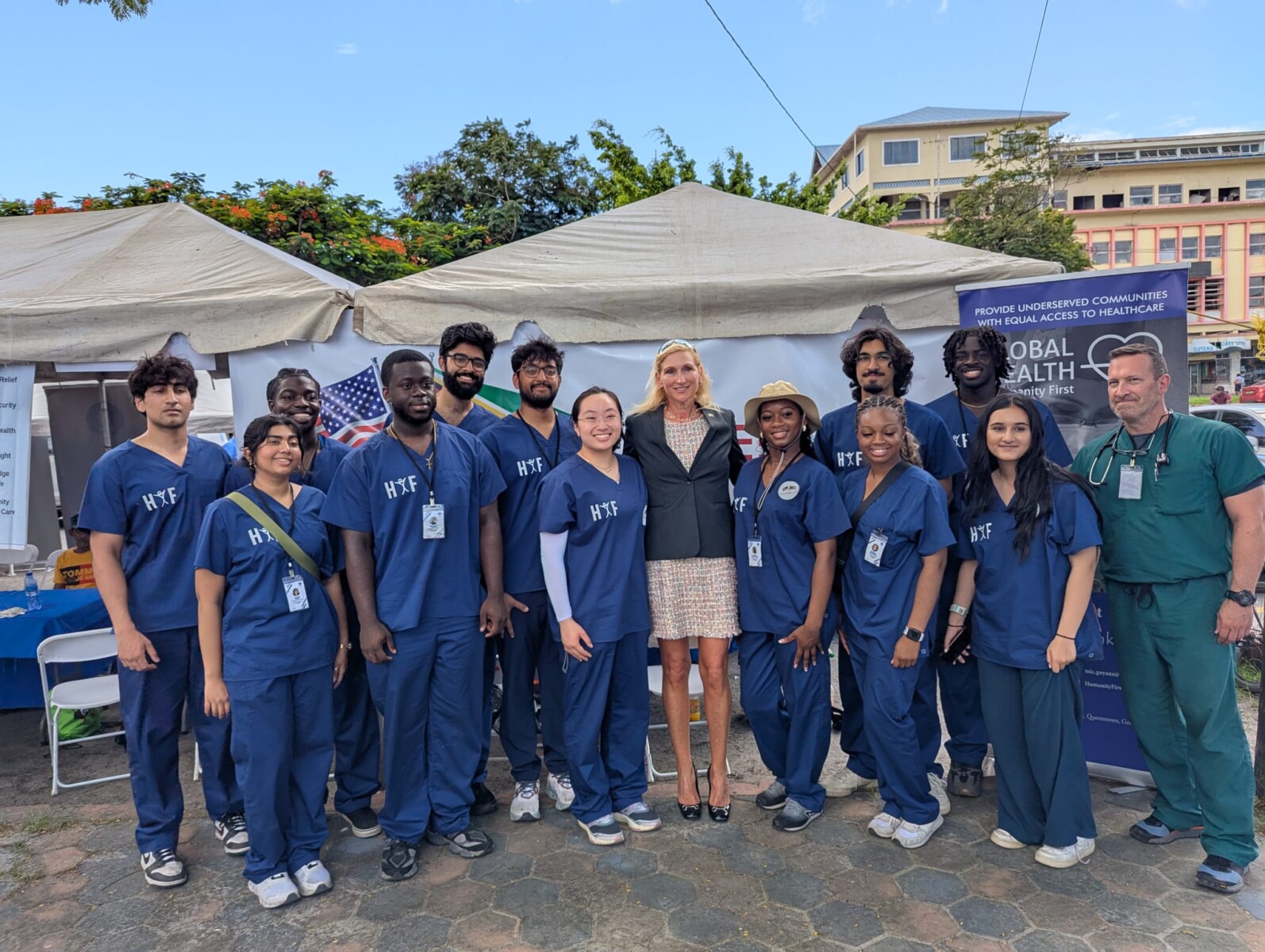 GOH Guyana 2025 Georgetown group with US ambassador