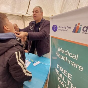 DR Gaza Anera rafah 20240128 dental check on kid